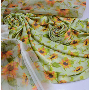 Silk Suit With Organza Dopatta-ASHD9