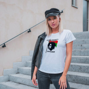 Justice Humanity Printed Graphic T-Shirt-E8