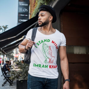 Stand with Imran khan Printed Graphic T-Shirt-E2