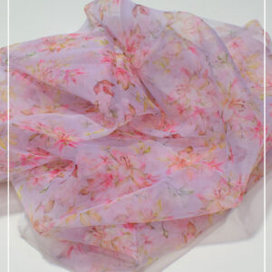 Digital Printed Organza Dupatta-AOD69