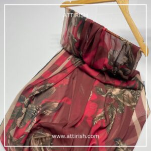 Digital Printed Chiffon Stroller-AOD94