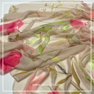 Digital Printed Chiffon Stroller-AOD95