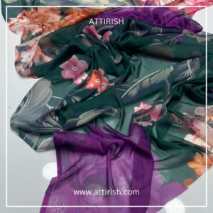 Digital Printed Chiffon Stroller-AOD96
