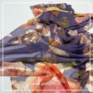 Digital Printed Chiffon Stroller-AOD98